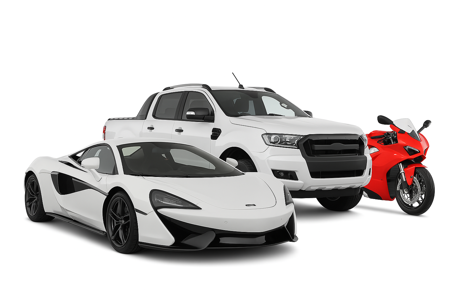 Cars, Commercial Vehicles & Motorcycles